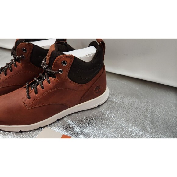 Timberland Mens Size 9.5 Rust Parker Street Mid Top Sneaker Boot NWOB main image 5